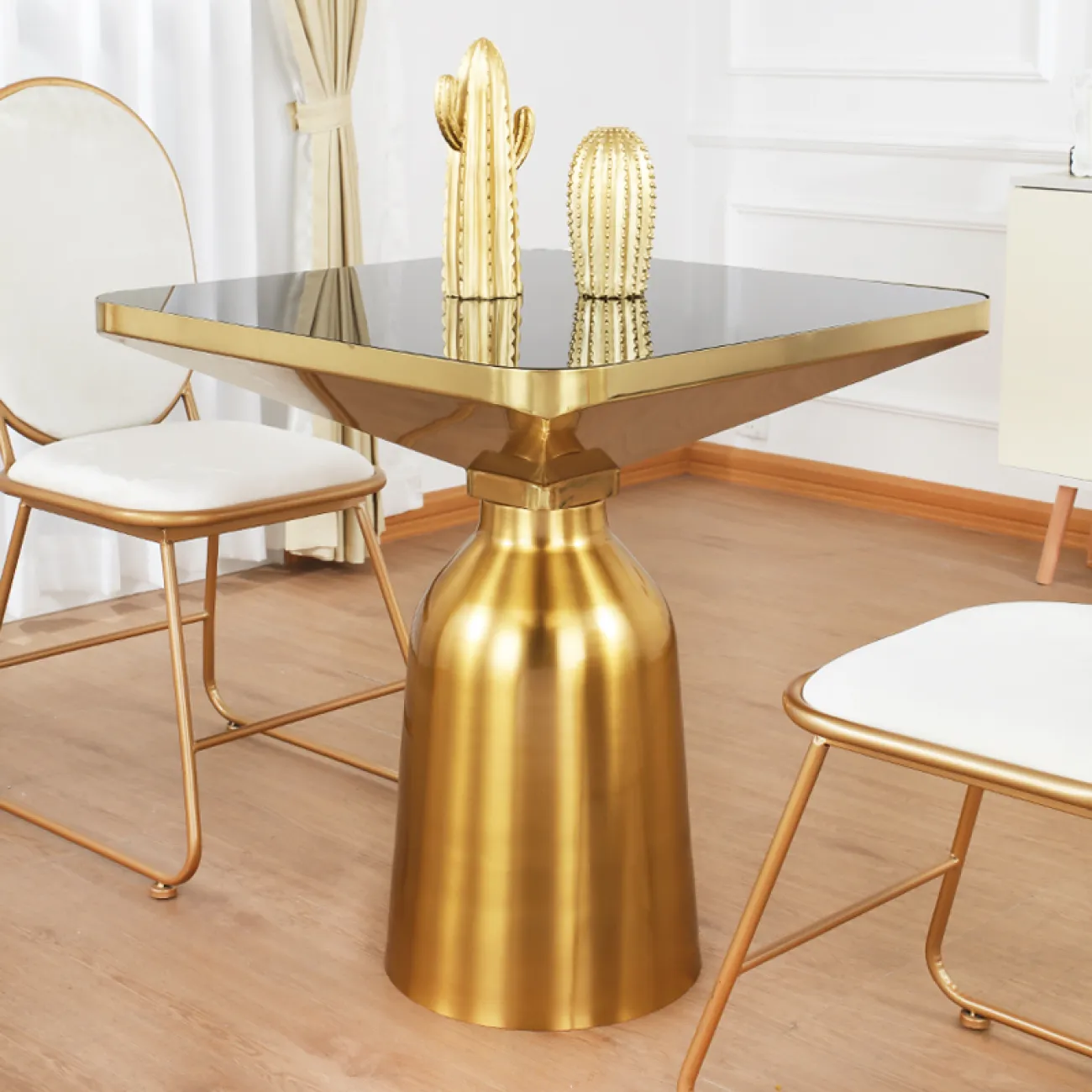 Современный минималистский квадратный стол для гостиной LaLume MB20747-23