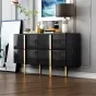 Роскошный чёрный комод для гостиной LaLume MB20749-23