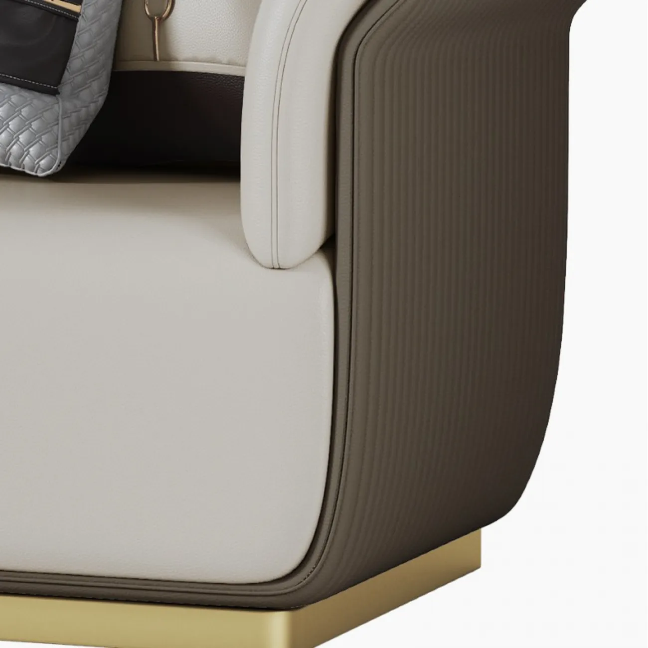 Минималистский кожаный диван для гостиной LaLume MB20757-23