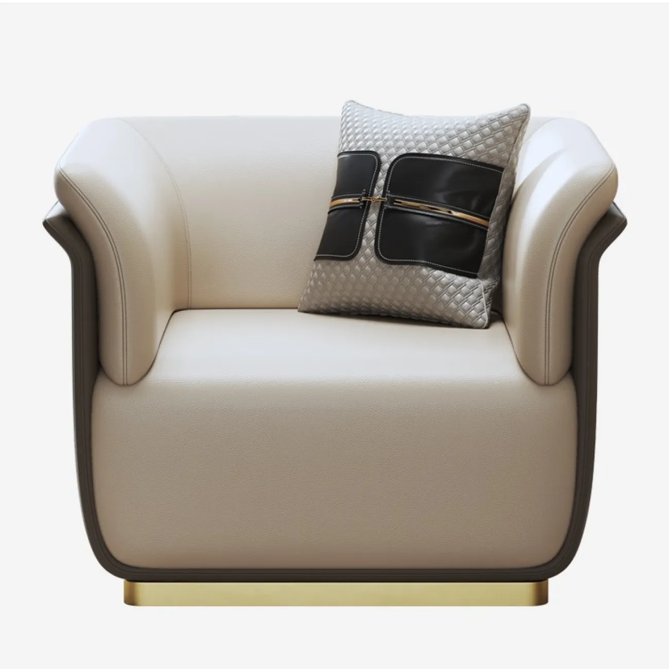 Минималистский кожаный диван для гостиной LaLume MB20757-23