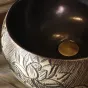 Керамический умывальник с узором для ванной комнаты LaLume MB20762-23