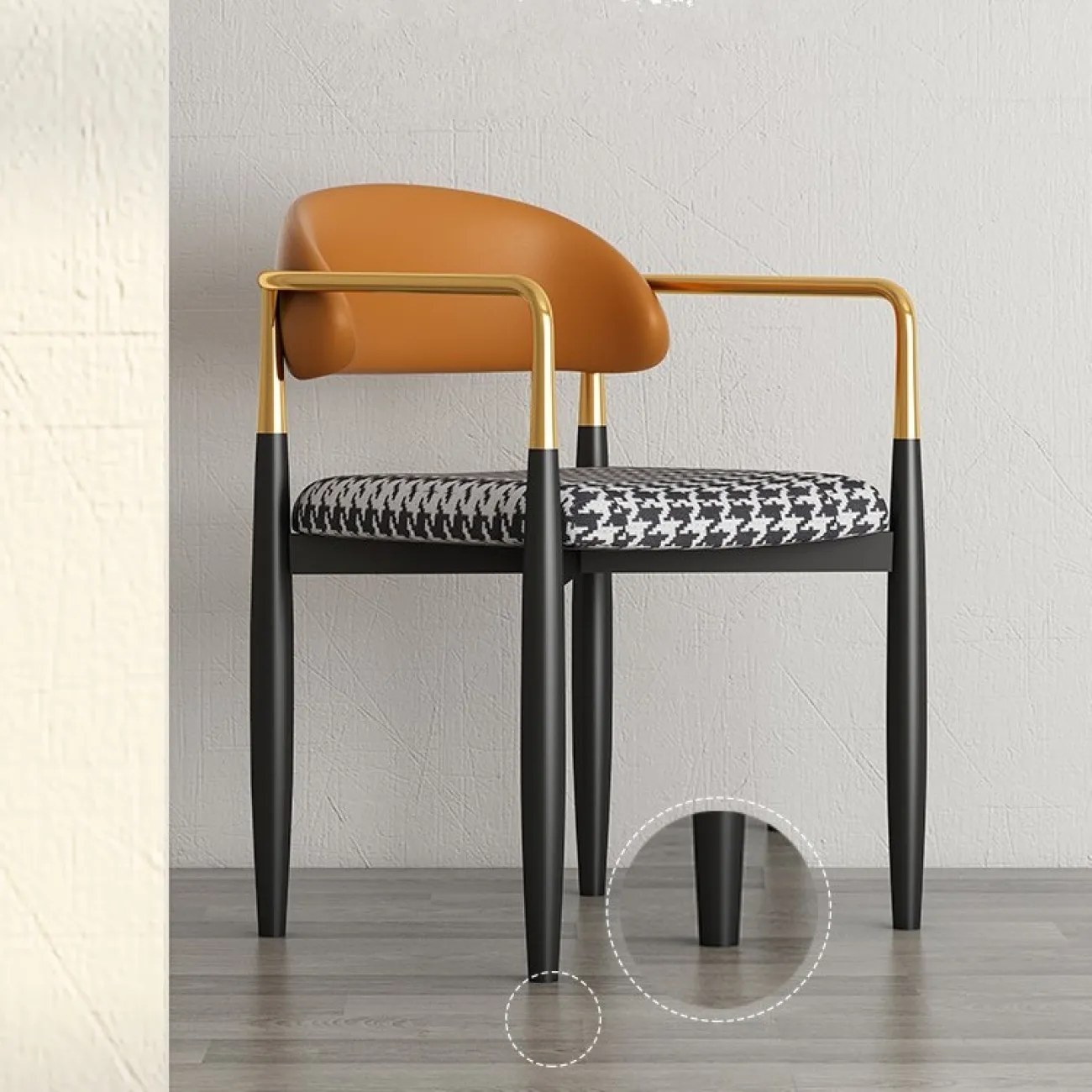 Дизайнерский стул для гостиной LaLume MB20769-23 Дизайнерский стул для гостиной LaLume MB20769-23