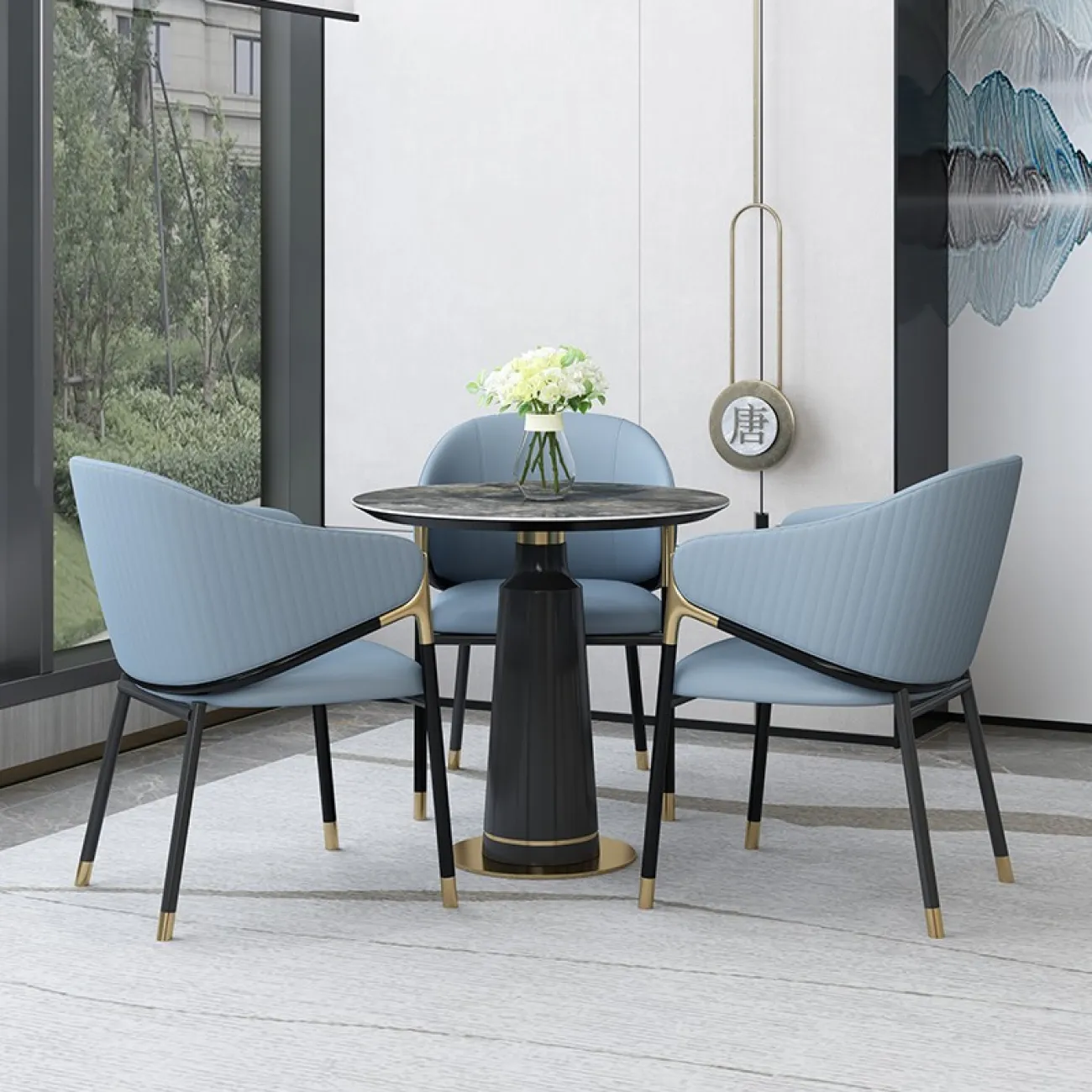 Роскошный стул и стол для гостиной LaLume MB20771-23