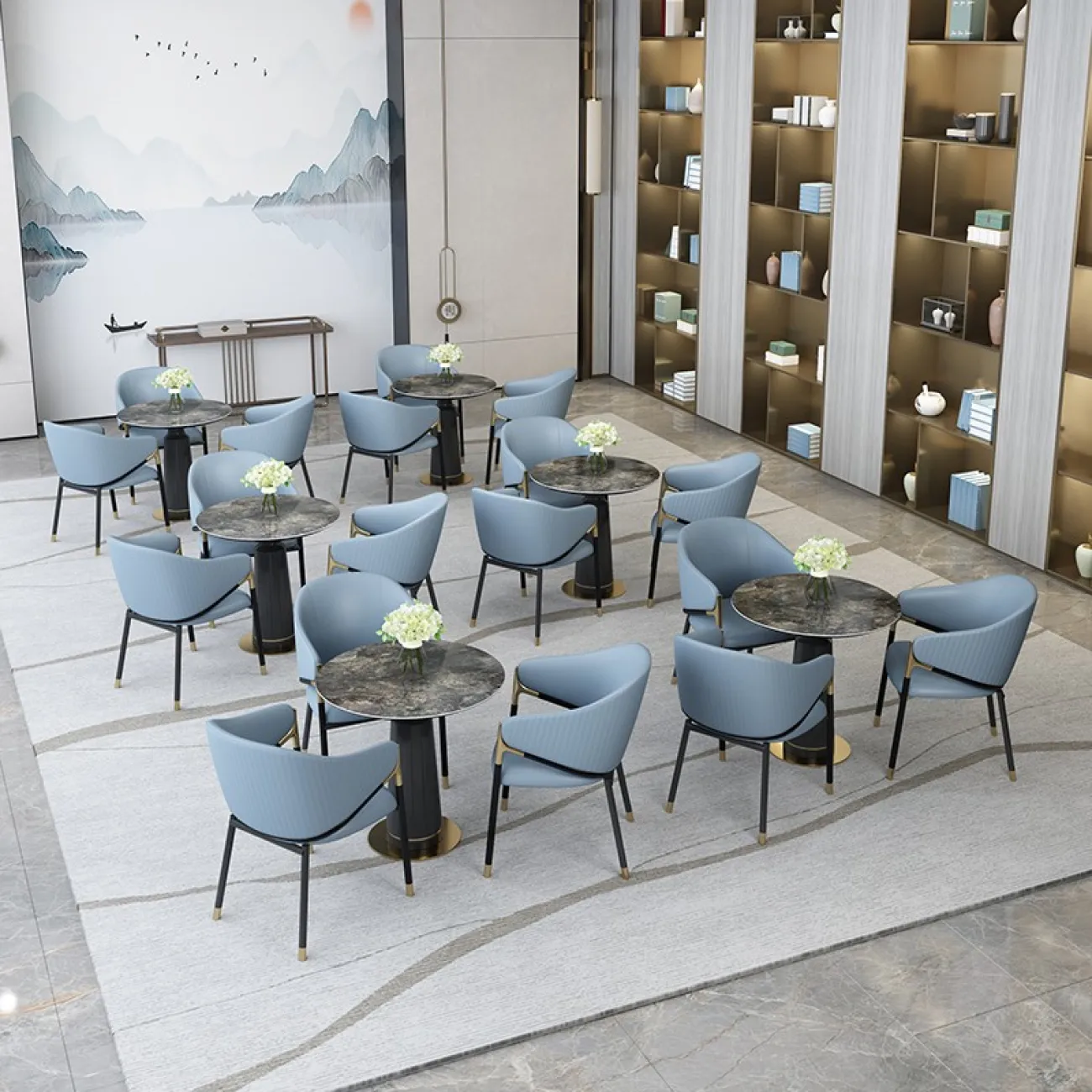 Роскошный стул и стол для гостиной LaLume MB20771-23