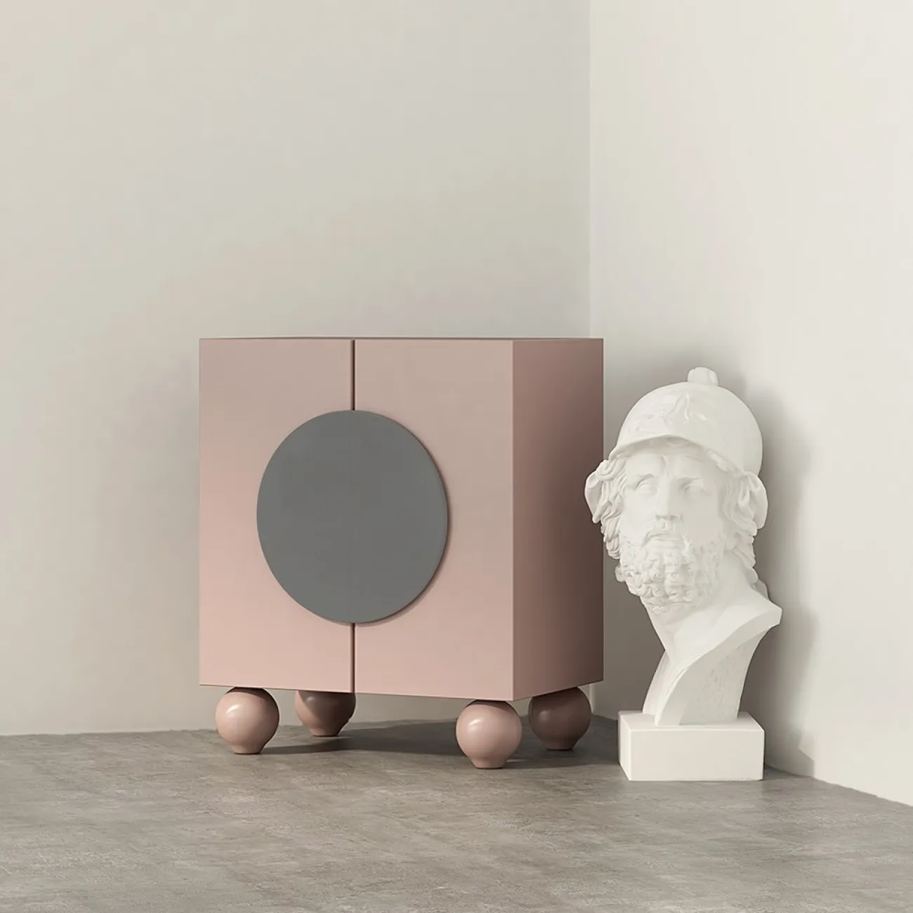 Креативная прикроватная тумба для спальни LaLume MB20775-23 Креативная прикроватная тумба для спальни LaLume MB20775-23