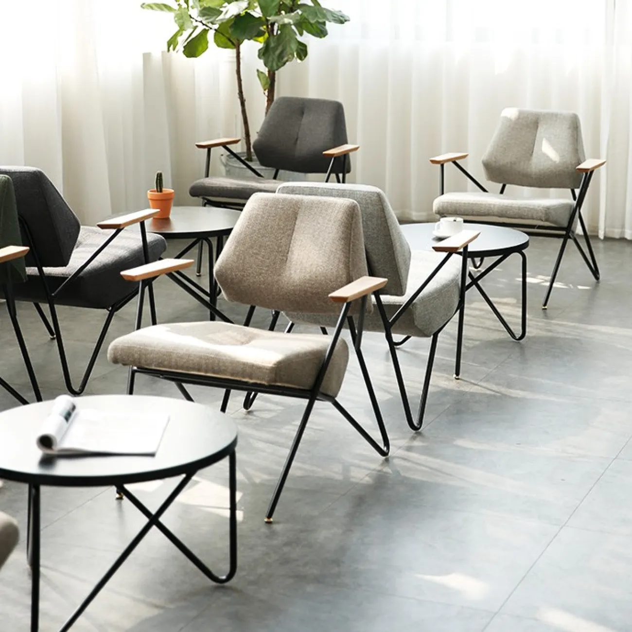 Современный минималистичный стул для гостиной LaLume MB20780-23