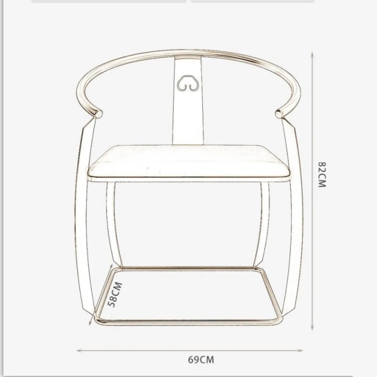 Журнальный стол и стул для гостиной LaLume MB20781-23