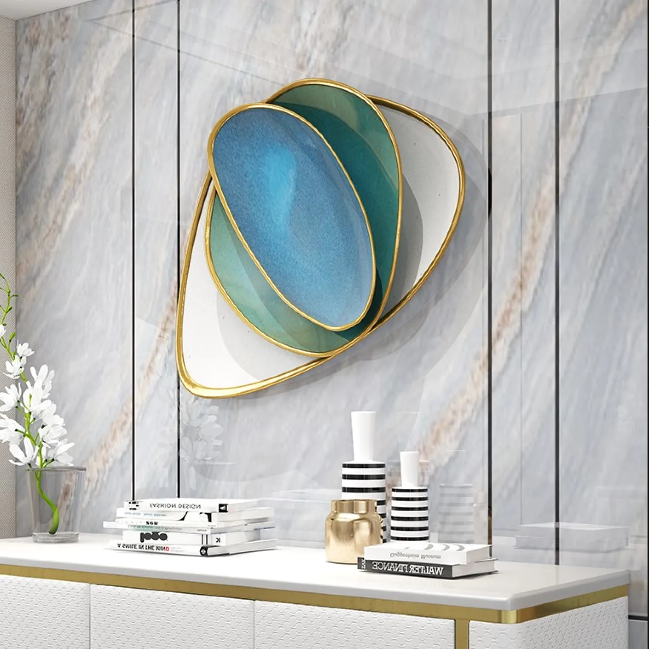 Настенный декор в современном стиле для гостинной LaLume DK20869-23 Настенный декор в современном стиле для гостинной LaLume DK20869-23