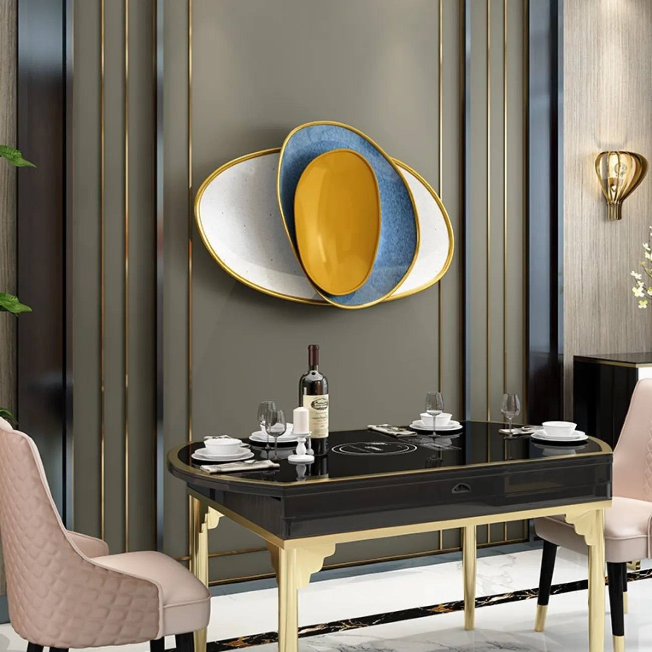 Креативный настенный декор для гостиной LaLume DK20966-23