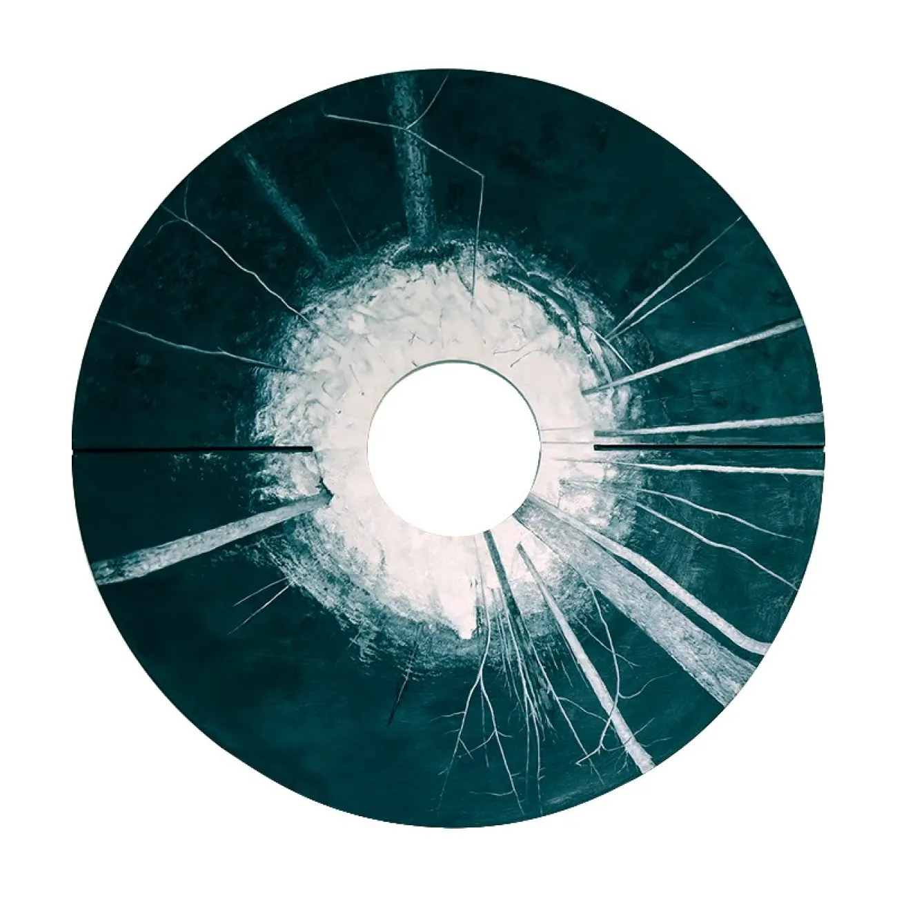 Круглый настенный декор в китайском стиле LaLume DK20953-23