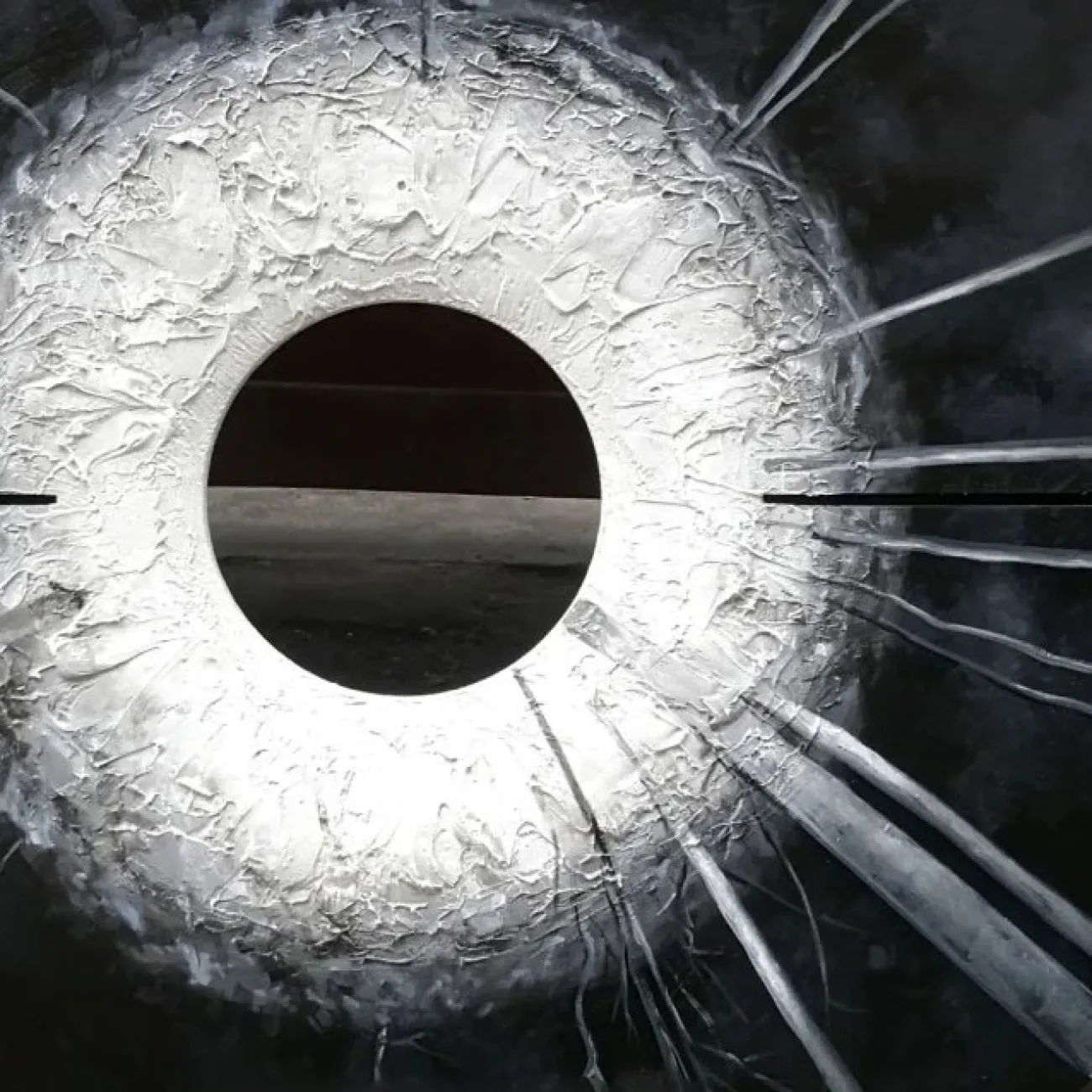 Круглый настенный декор в китайском стиле LaLume DK20953-23