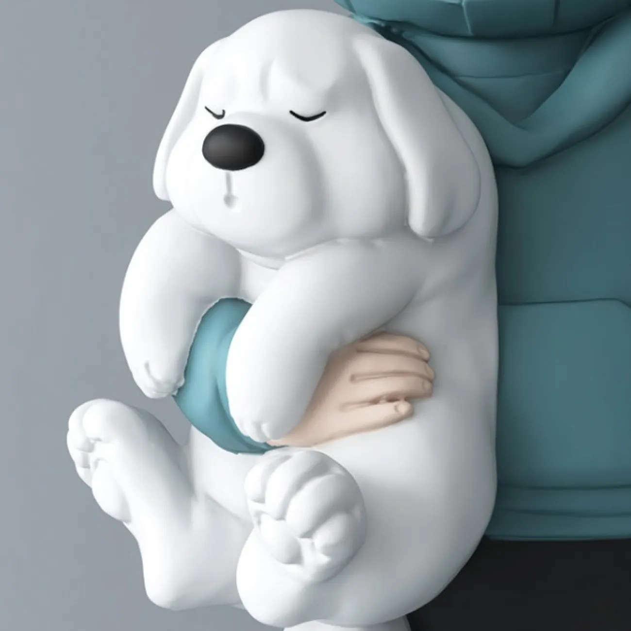 Астронавт с милой собакой и подносом LaLume DK20968-23