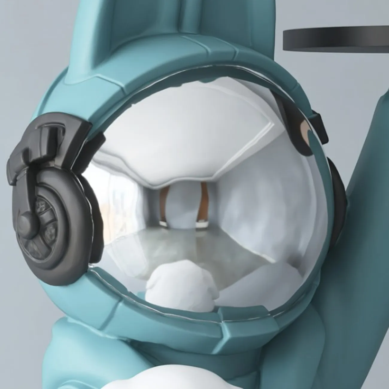 Астронавт с милой собакой и подносом LaLume DK20968-23