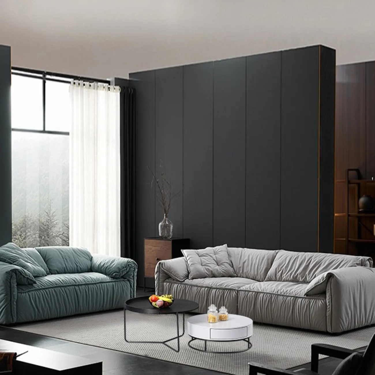 Роскошный тканевый диван LaLume MB20971-23