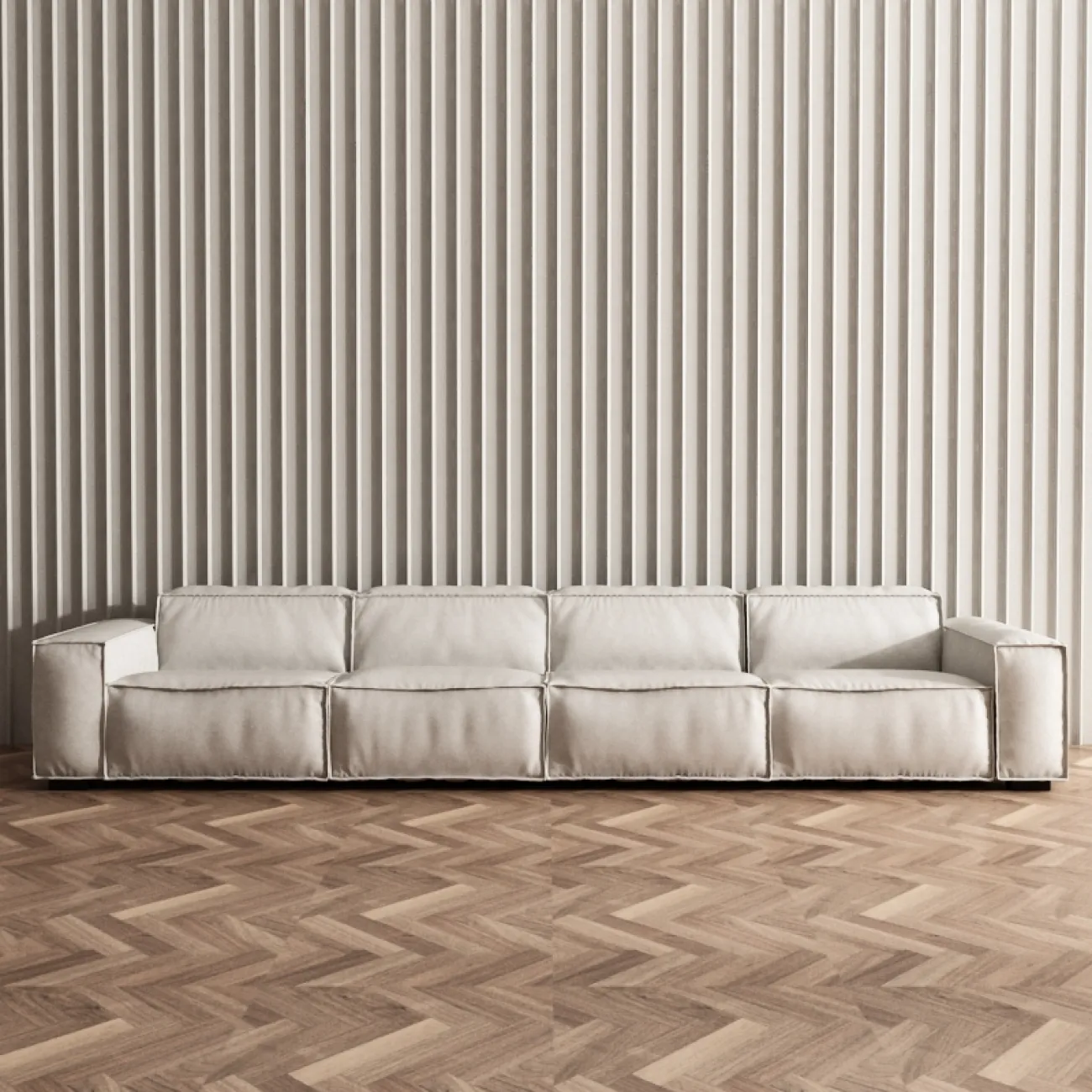 Мягкий тканевый диван для гостиной LaLume MB20978-23