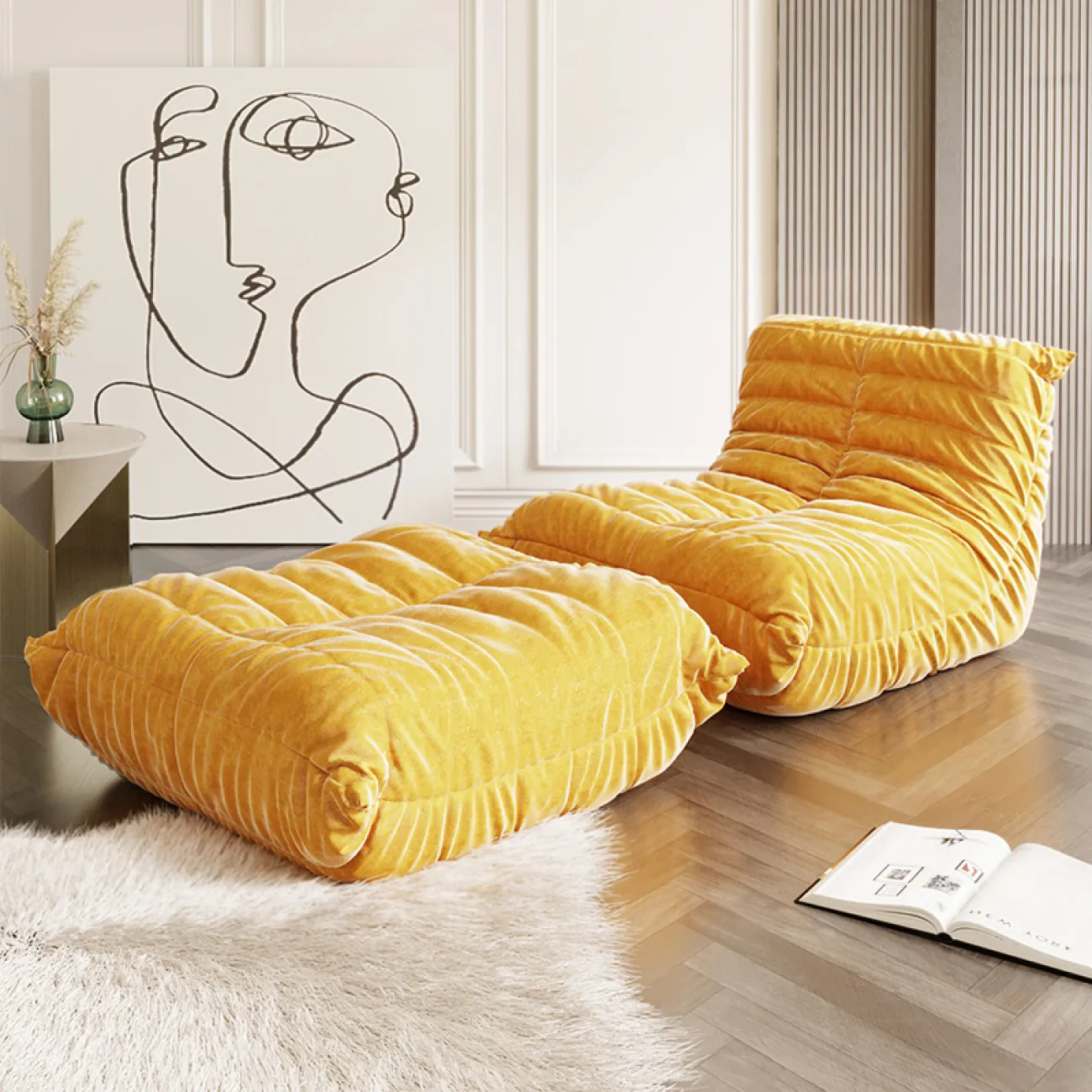 Мягкое кресло для отдыха LaLume MB20981-23