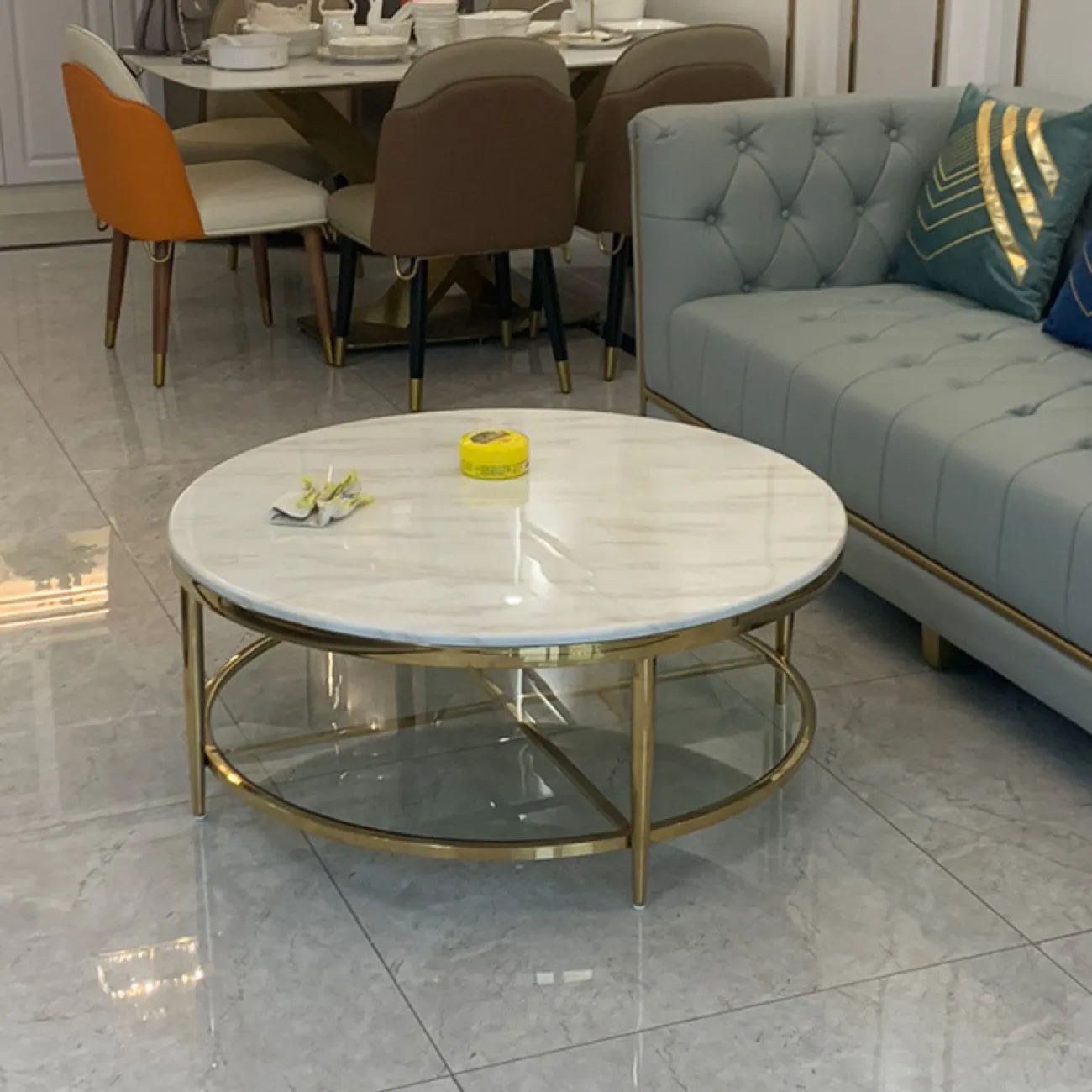 Круглый журнальный стол LaLume MB20985-23