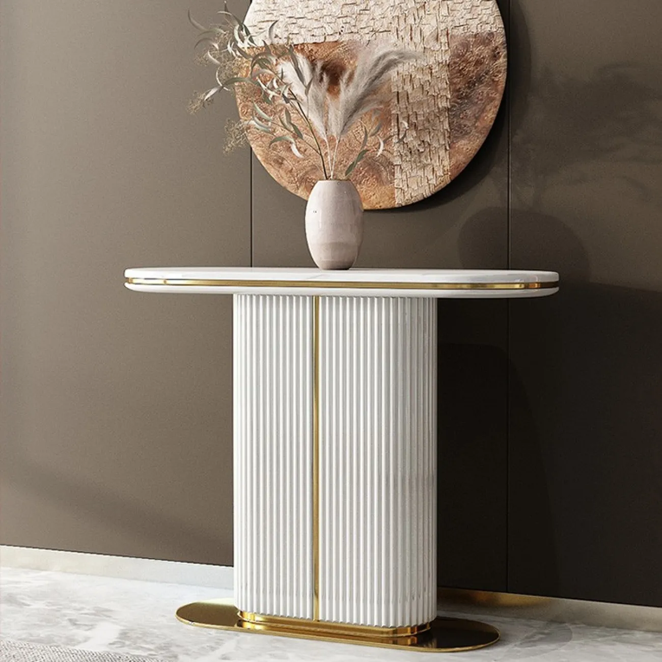 Креативный белый стол для гостиной LaLume MB20997-23