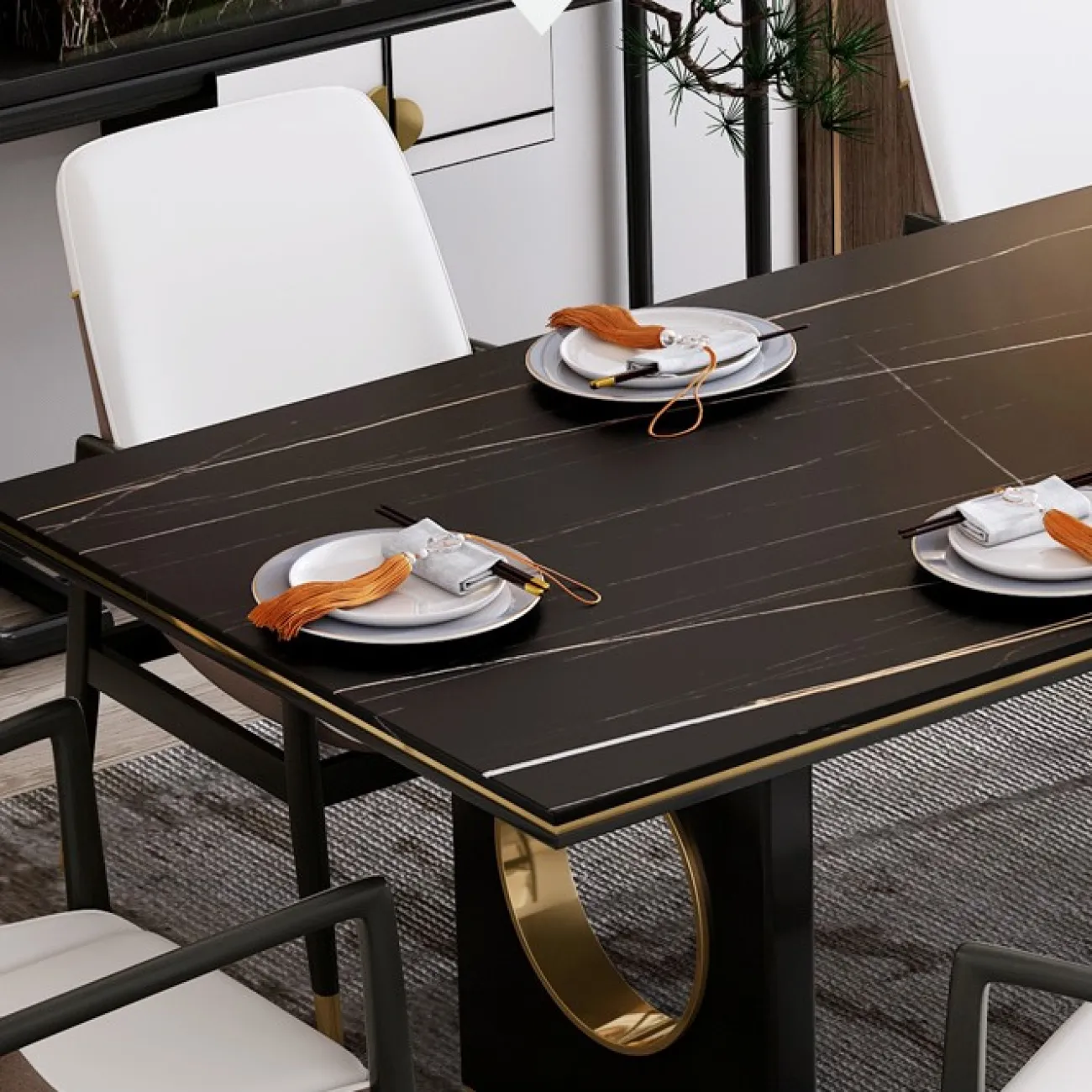 Большой обеденный стол для гостиной LaLume MB21002-23