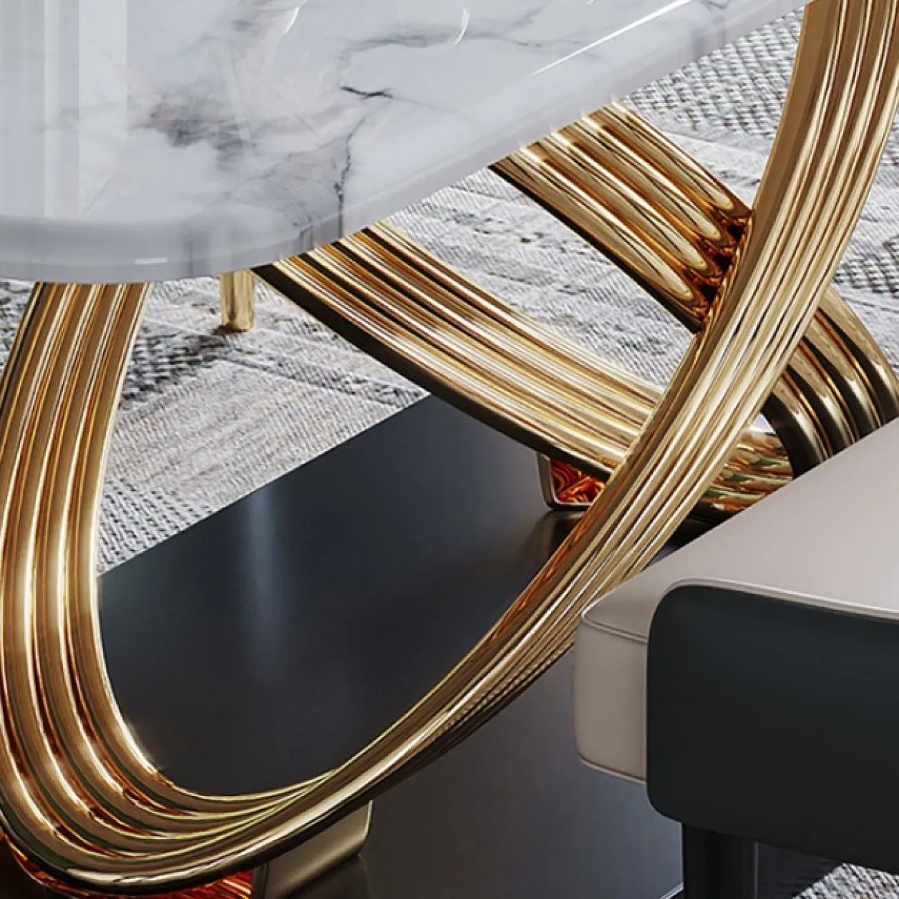 Дизайнерский обеденный стол LaLume MB21005-23