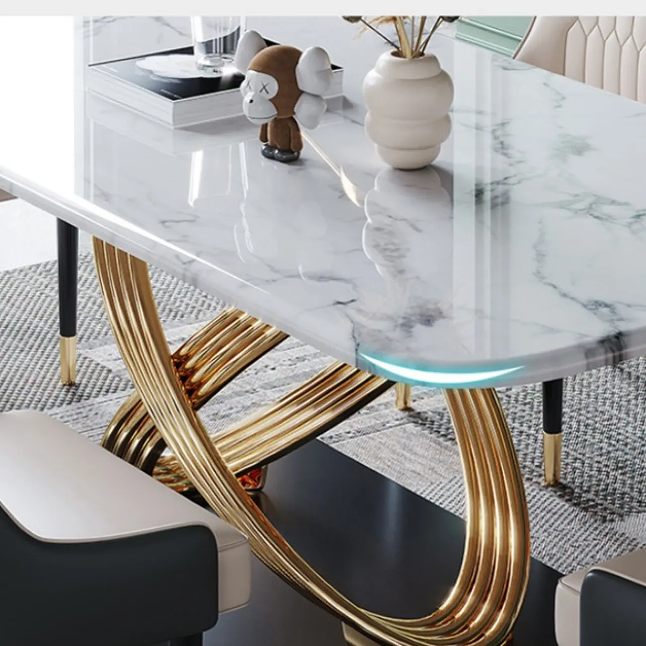 Дизайнерский обеденный стол LaLume MB21005-23