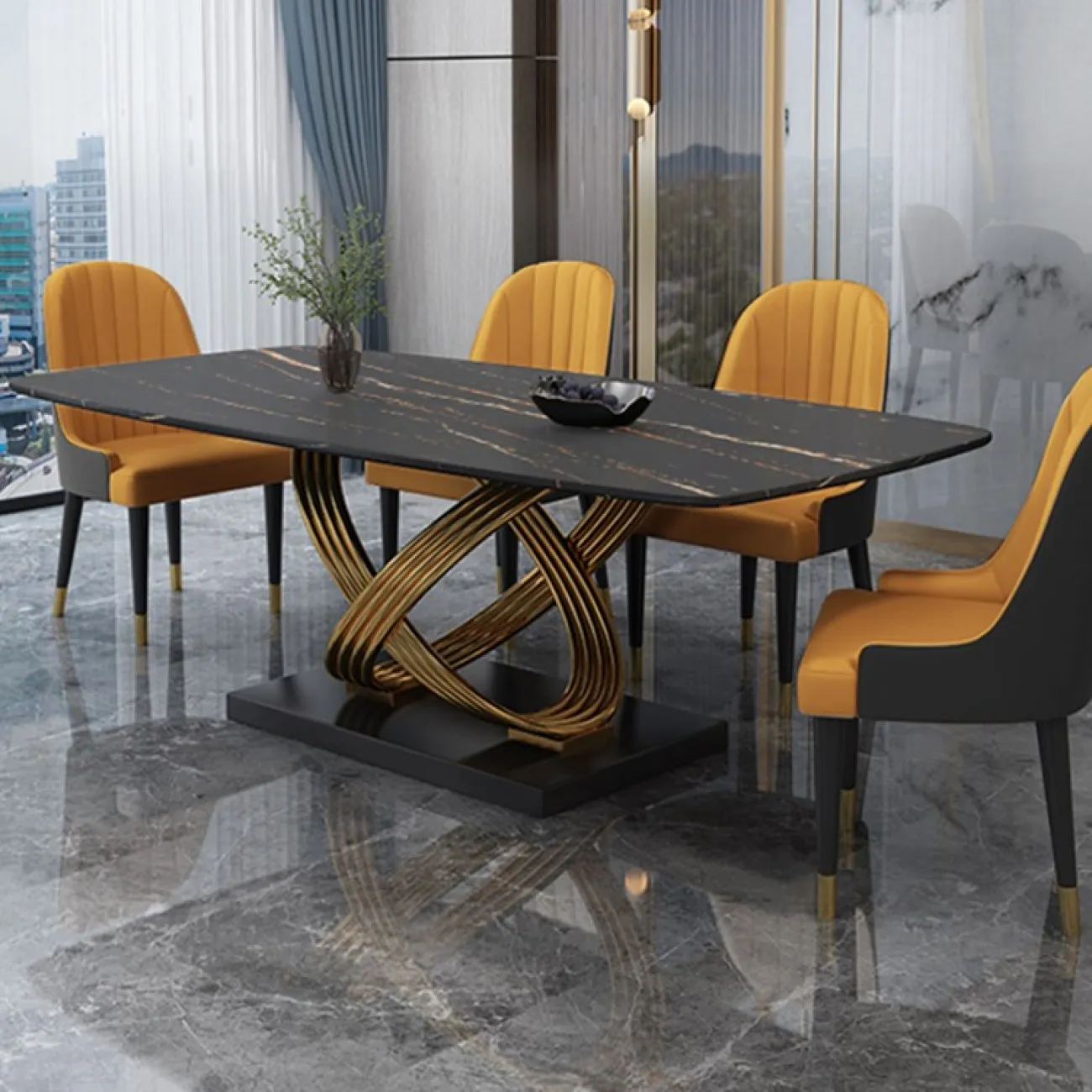 Дизайнерский обеденный стол LaLume MB21005-23