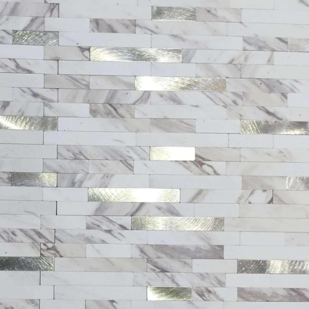 Современная металлическая 3д плитка на самоклеящаяся основе LaLume MB20802-23