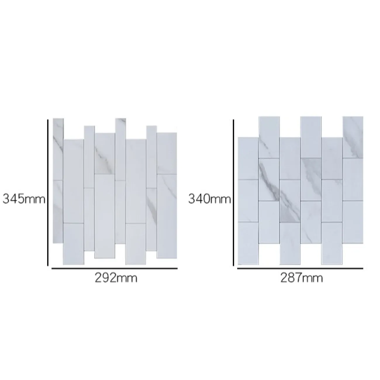 Минималистическая 3д плитка на самоклеящаяся основе LaLume MB20807-23 Минималистическая 3д плитка на самоклеящаяся основе LaLume MB20807-23