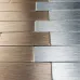 Современная металлическая 3д плитка с имитацией древесины LaLume MB20814-23