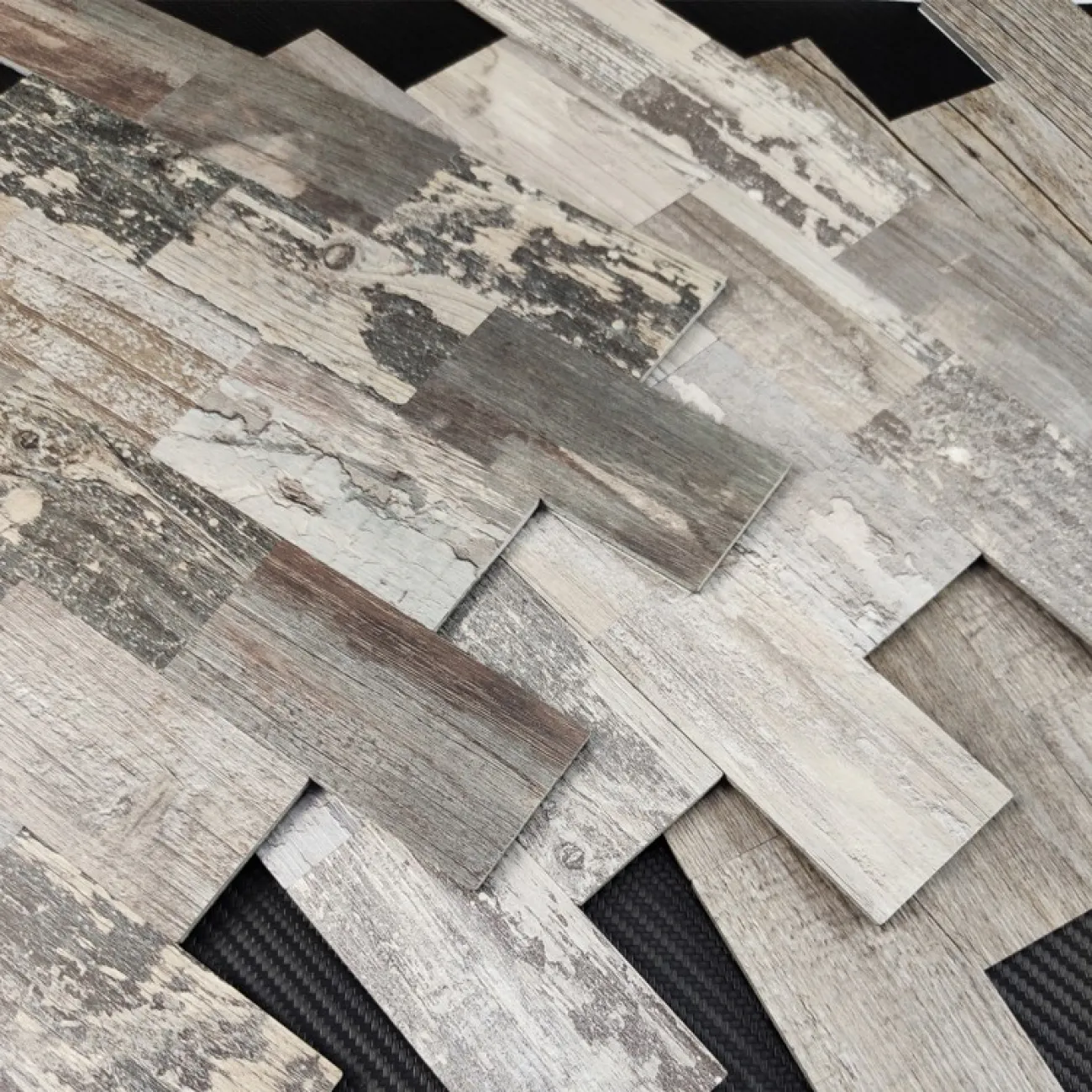 Креативная 3д плитка на самоклеящаяся основе с имитацией древесины LaLume MB20815-23