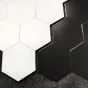 Шестиугольная 3д плитка в виде мозайки в скандинавском стиле на самоклеящаяся основе LaLume MB20819-23