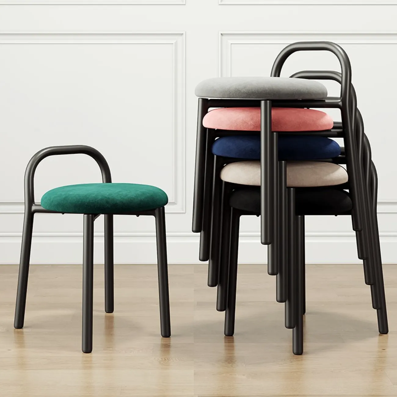 Креативный круглый стул для гостиной LaLume MB20827-23