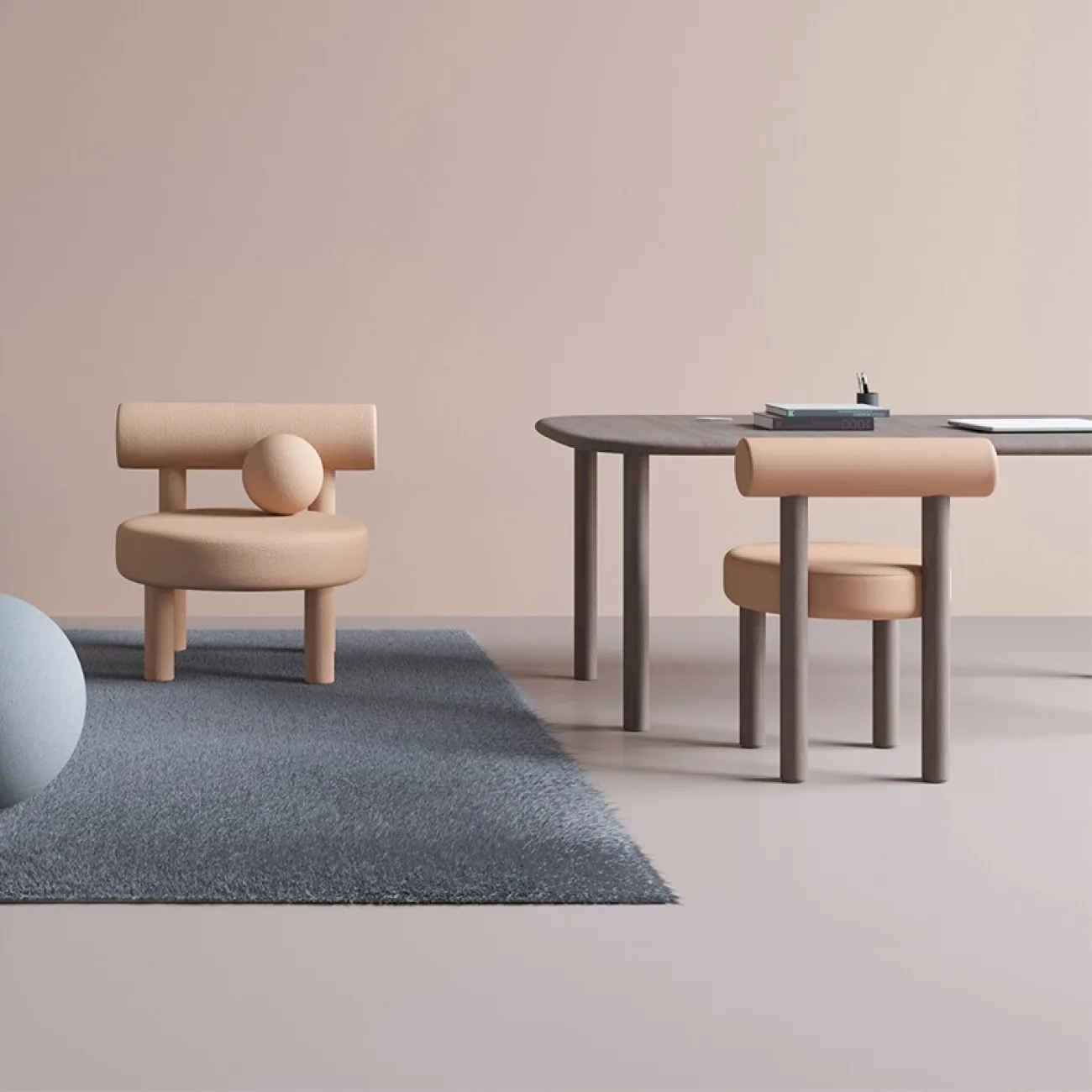 Современный мягкий стул для гостиной LaLume MB20828-23