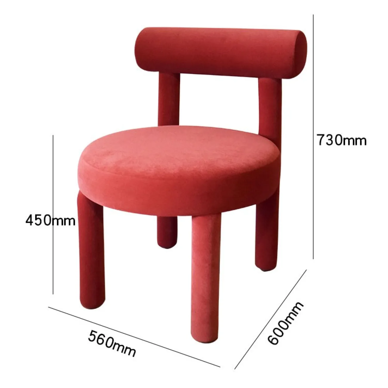 Современный мягкий стул для гостиной LaLume MB20828-23
