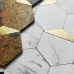 Шестиугольная 3д плитка в виде мозайки LaLume MB20829-23