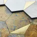 Шестиугольная 3д плитка в виде мозайки LaLume MB20829-23
