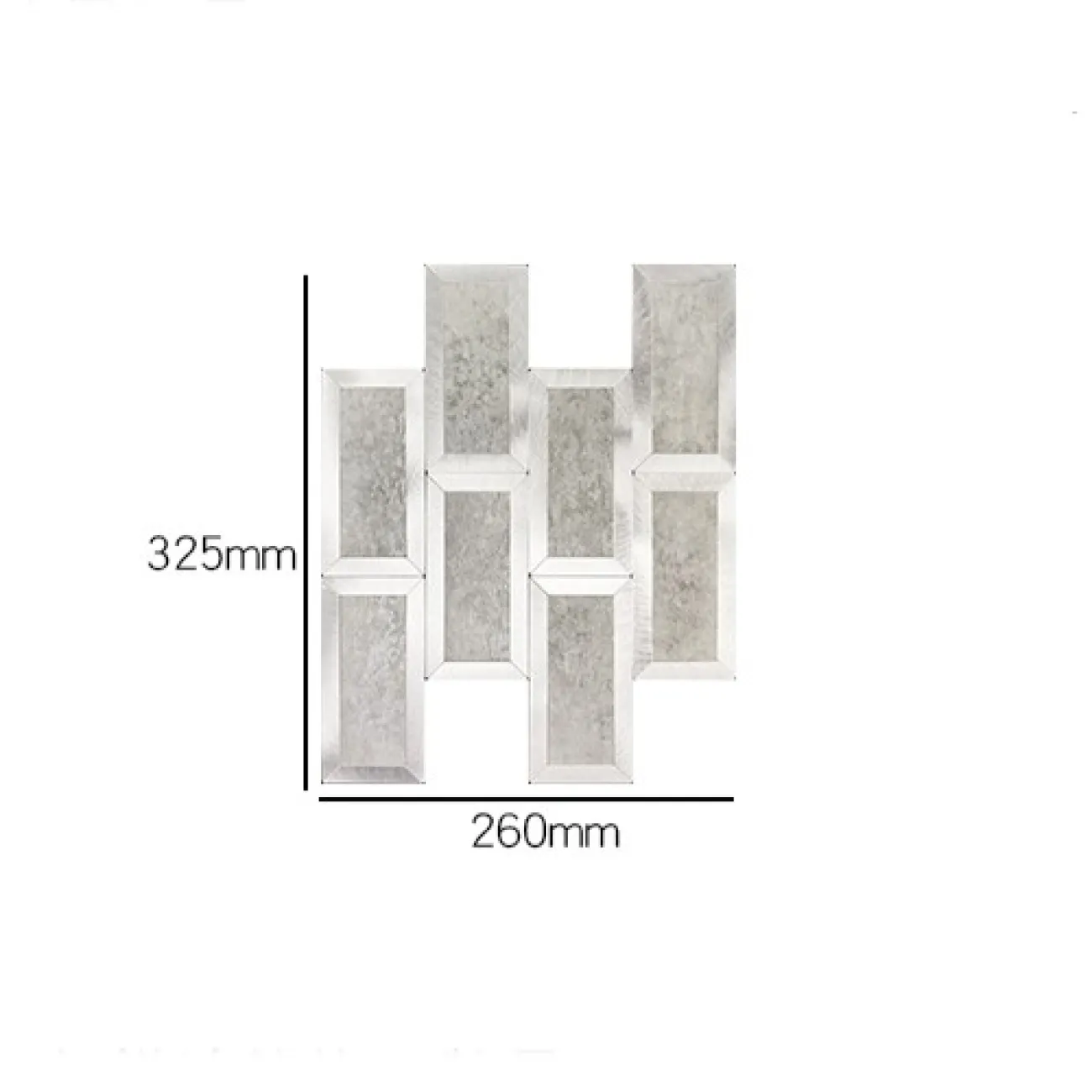 Минималистическая 3д плитка на самоклеящейся основе LaLume MB20830-23 Минималистическая 3д плитка на самоклеящейся основе LaLume MB20830-23