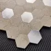 Шестиугольная 3д плитка в виде мозайки LaLume MB20831-23