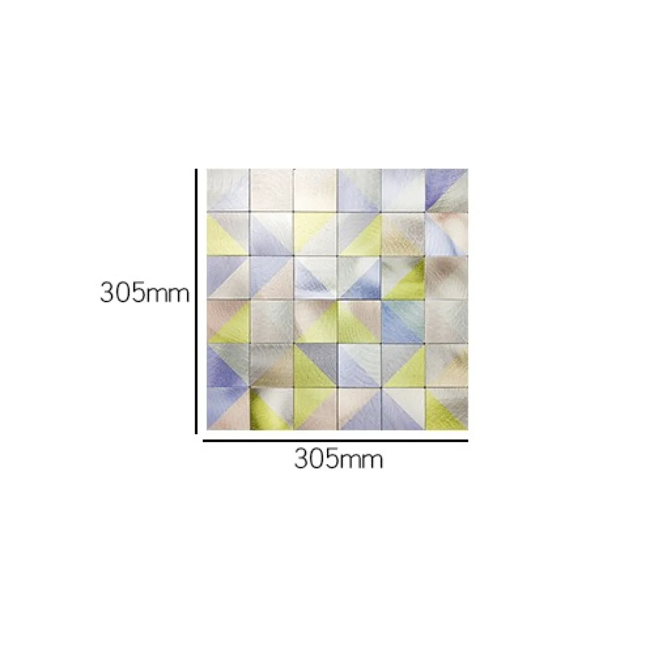 Яркая металлическая 3д плитка на самоклеящейся основе LaLume MB20832-23 Яркая металлическая 3д плитка на самоклеящейся основе LaLume MB20832-23