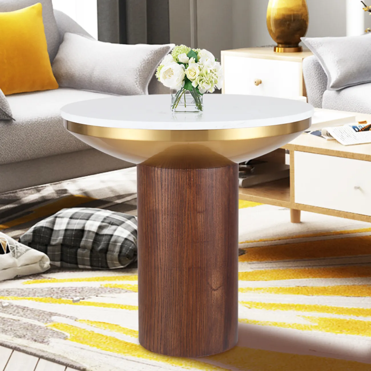 Деревянный журнальный столик LaLume MB21012-23