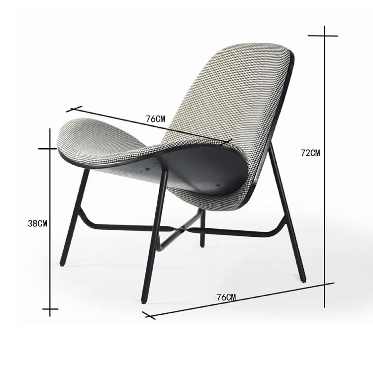 Креативный удобный деревянный стул LaLume MB21013-23 Креативный удобный деревянный стул LaLume MB21013-23