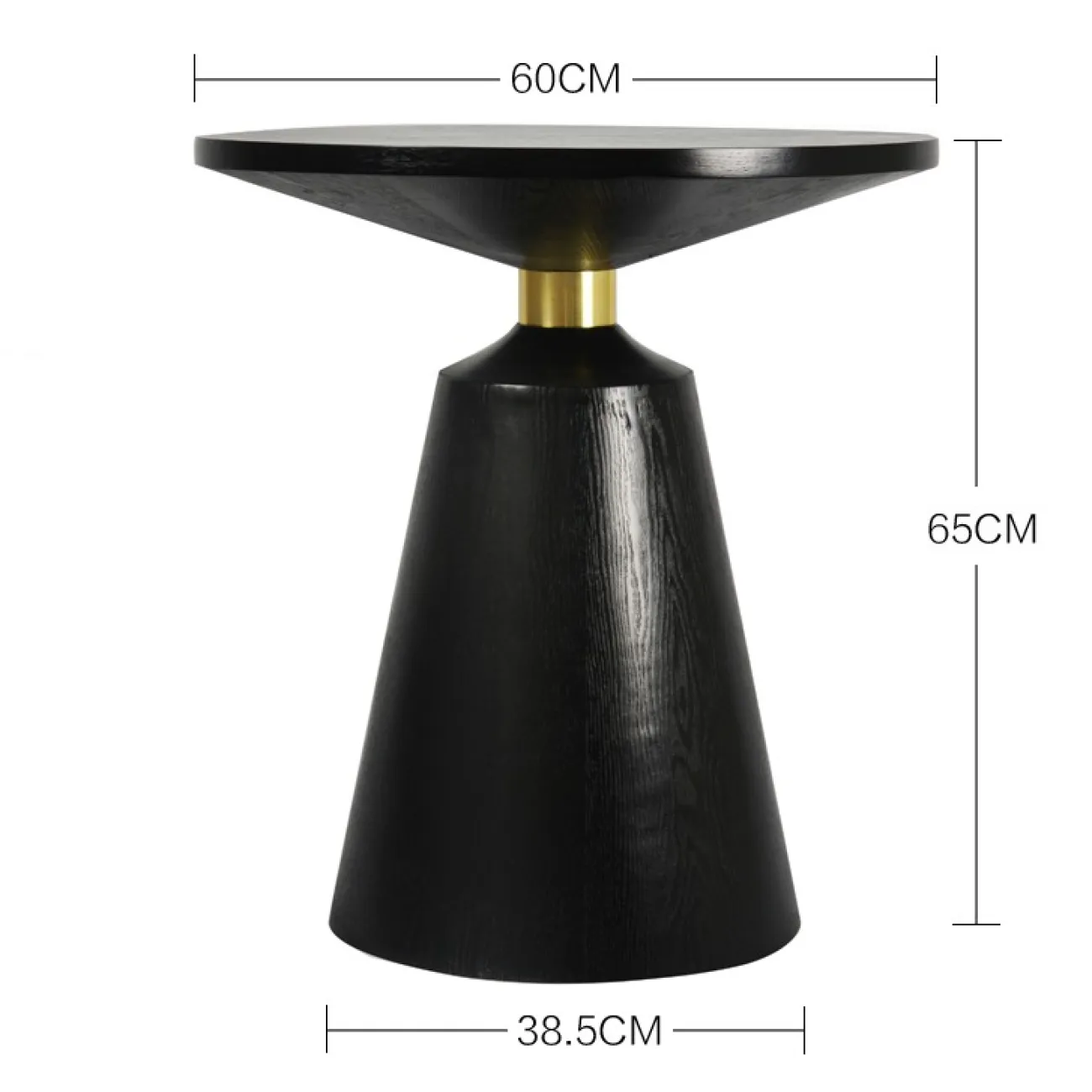 Круглый деревянный журнальный стол LaLume MB21015-23 Круглый деревянный журнальный стол LaLume MB21015-23