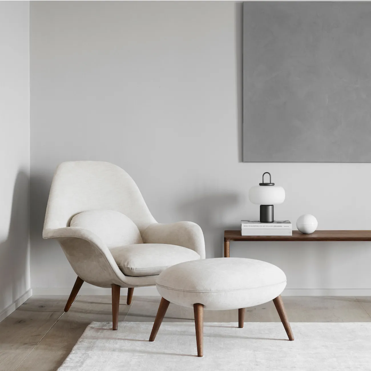 Тканевое одноместное кресло для гостиной LaLume MB21020-23