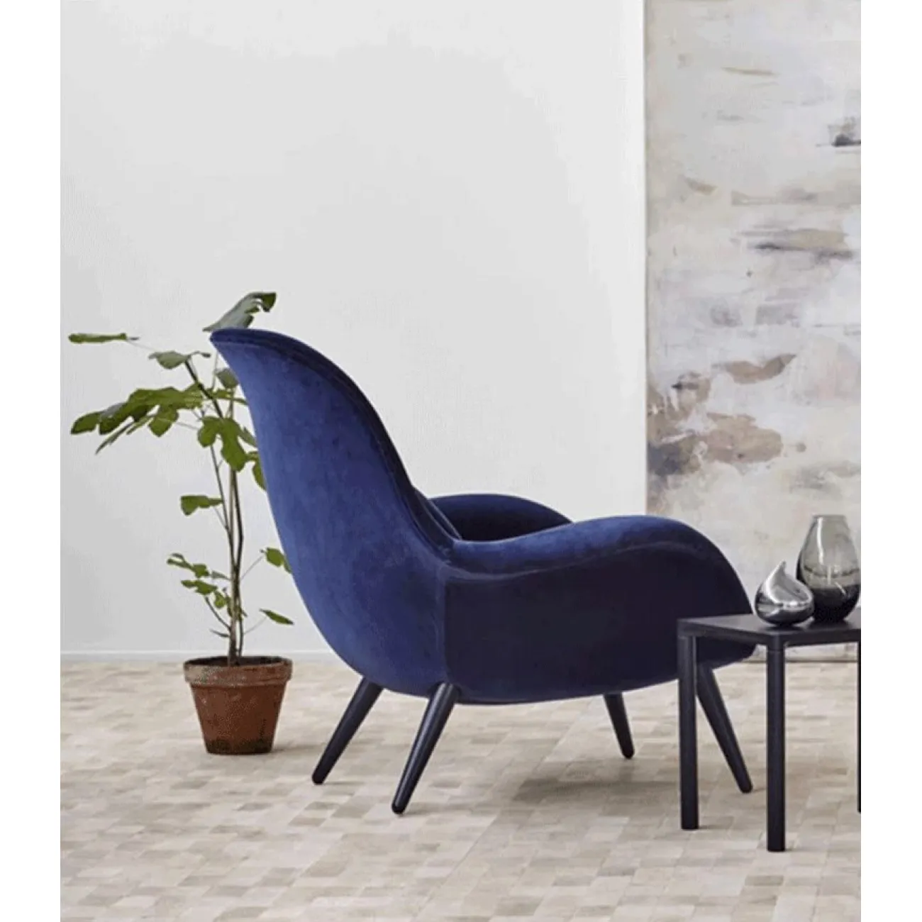 Тканевое одноместное кресло для гостиной LaLume MB21020-23