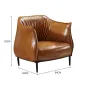 Динайнерский кожаное кресло для гостиной LaLume MB21023-23