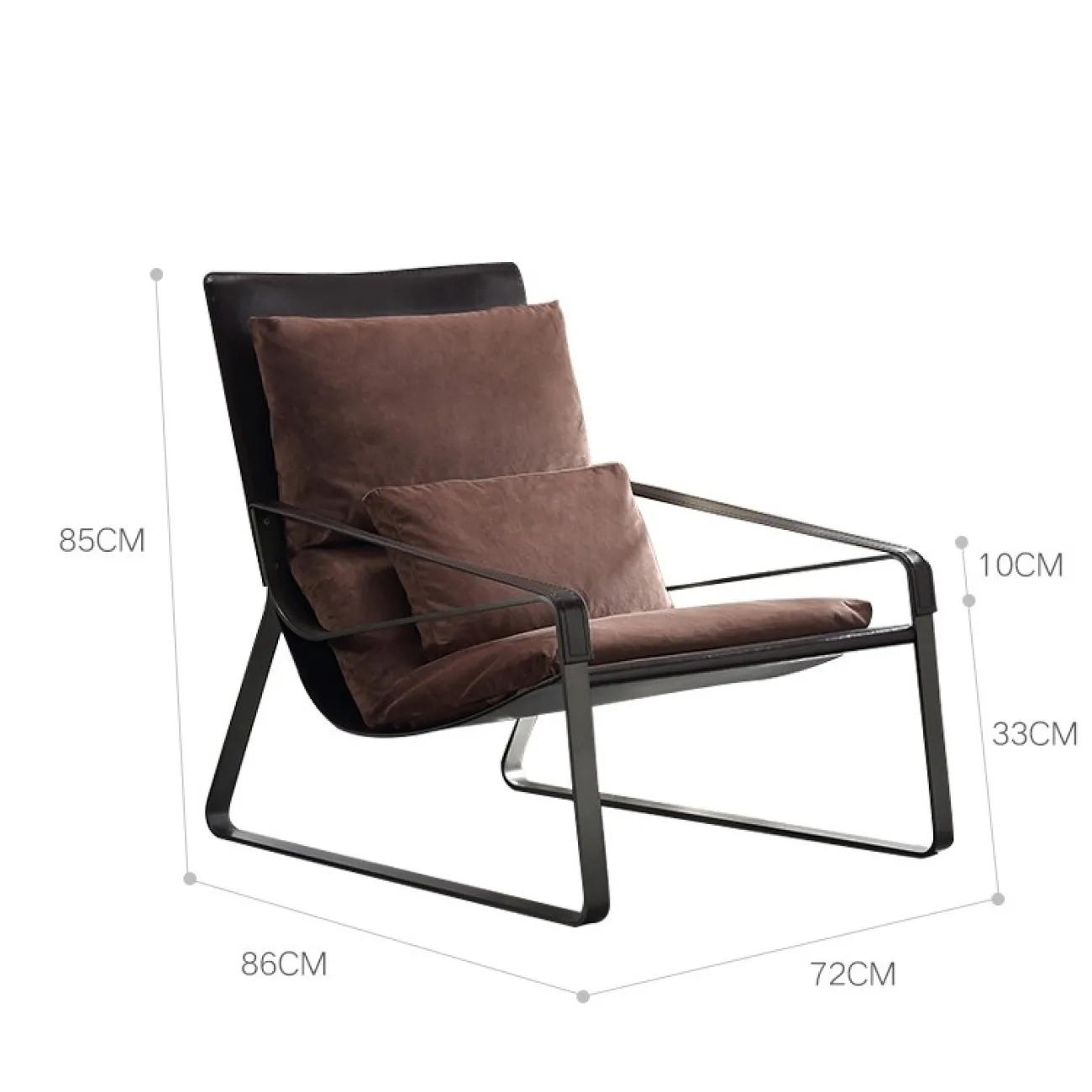 Дизайнерское тканевое кресло для гостиной LaLume MB20987-23 Дизайнерское тканевое кресло для гостиной LaLume MB20987-23