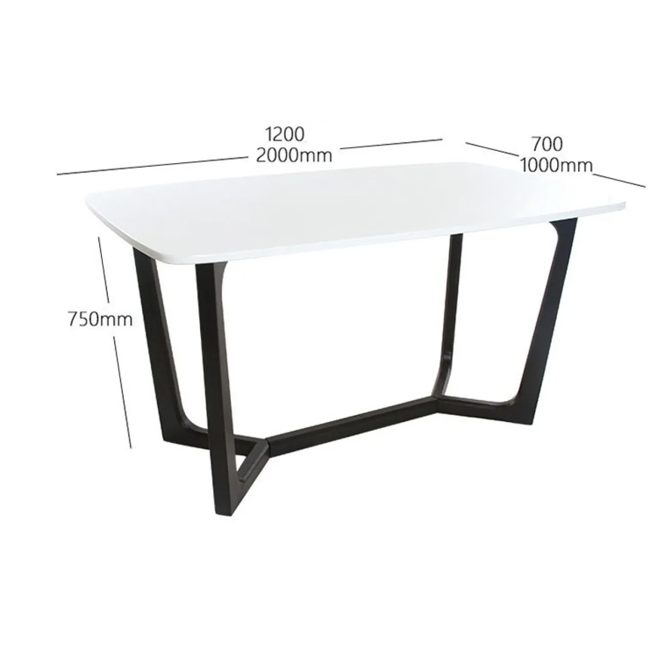 Обеденный стол минималистическом стиле для гостиной LaLume MB21027-23