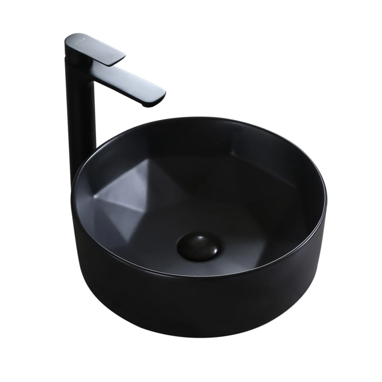 Керамический круглый умывальник  для ванной комнаты LaLume MB20654-23