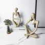 Статуэтка мыслителя в стиле минимализм LaLume DK21029-23