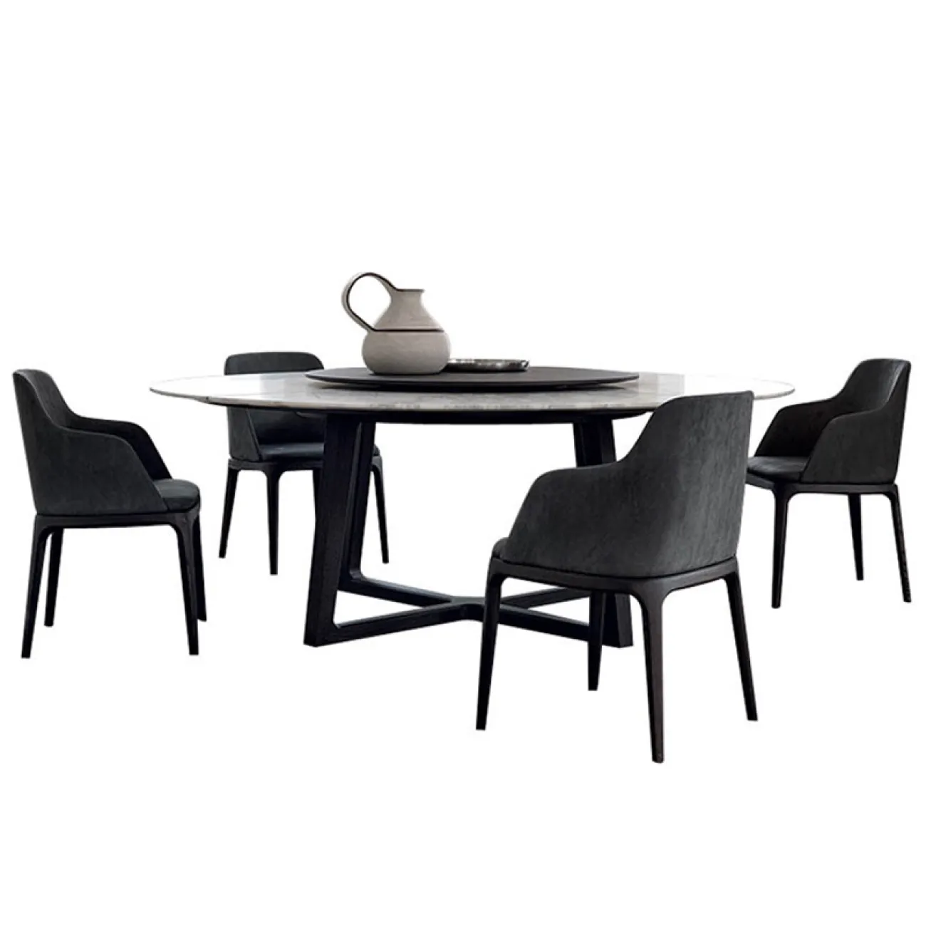 Круглый деревянный стол LaLume MB21040-23 Круглый деревянный стол LaLume MB21040-23